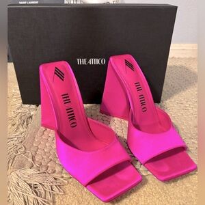 The Attico Devon Mule Pink